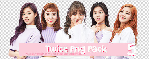 + Twice Png Pack - Dahyun,Tzuyu,Nayeon,Jihyo,Sana