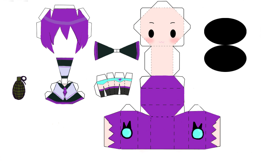 Dofoko chibi papercraft