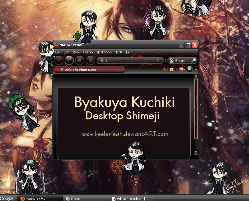 Bleach Byakuya Kuchiki Desktop Shimeji