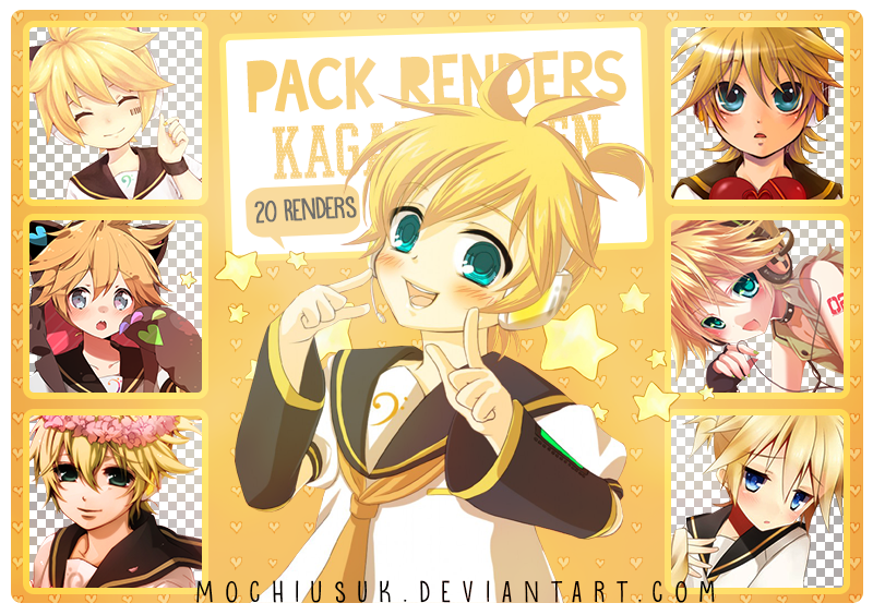 || Pack Renders Kagamine Len ||