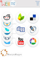 Web social icons