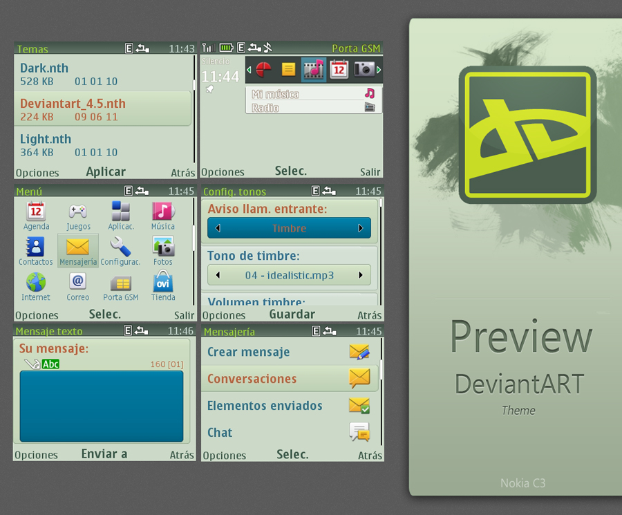 DeviantART BETA Theme NokiaC3