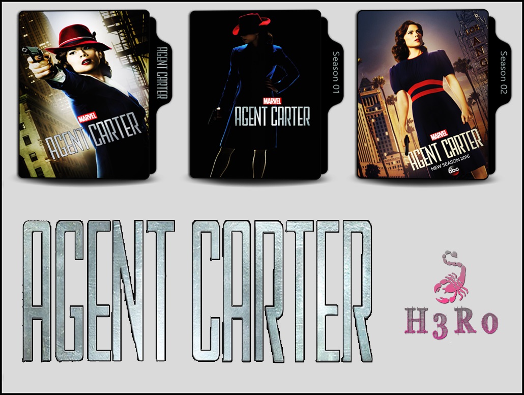 Marvel S Agent Carter Series Folder Icon Pack By Omidh3ro On Deviantart