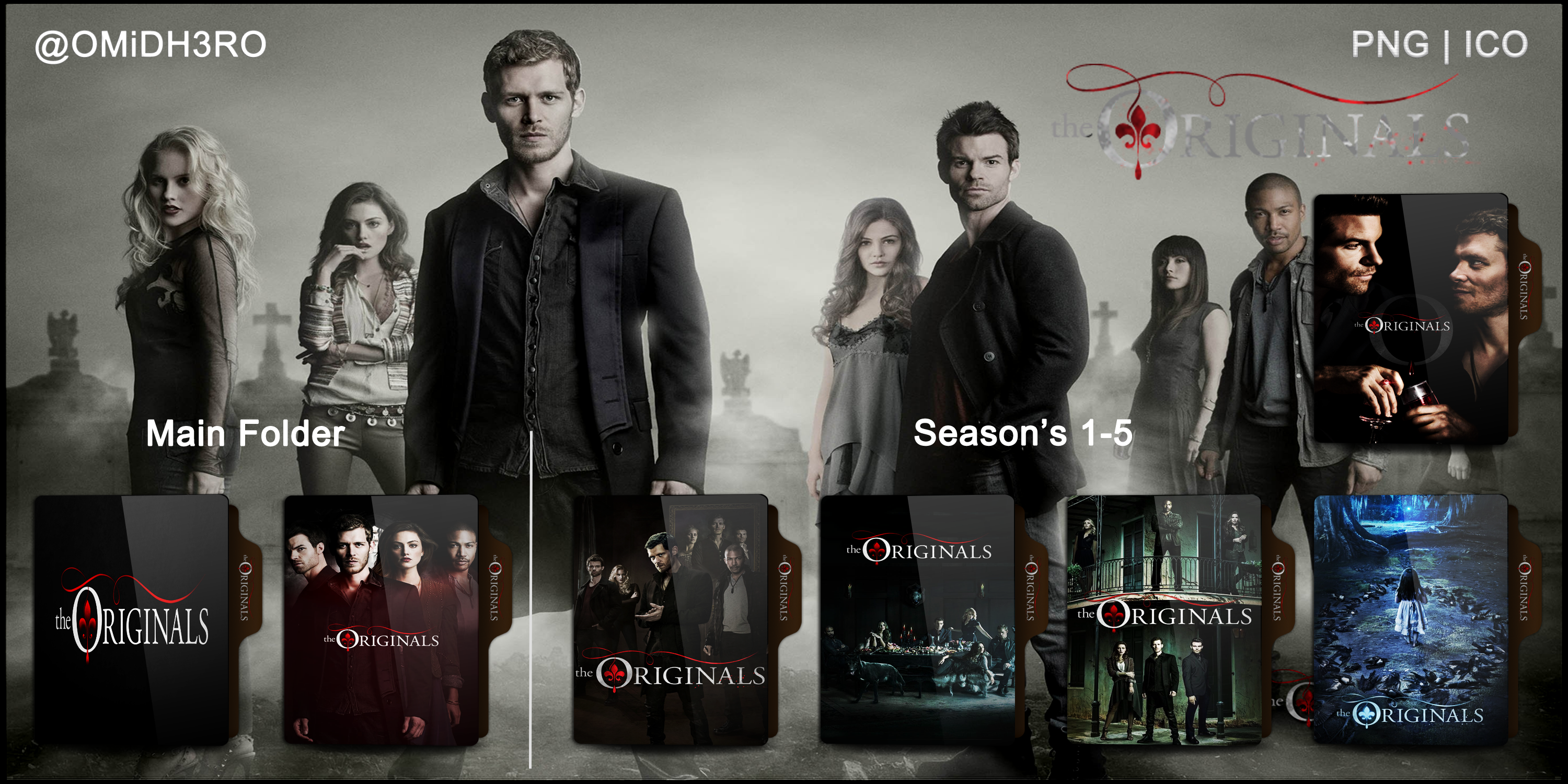 The Originals Series Folder Icon Pack by OMiDH3RO on DeviantArt