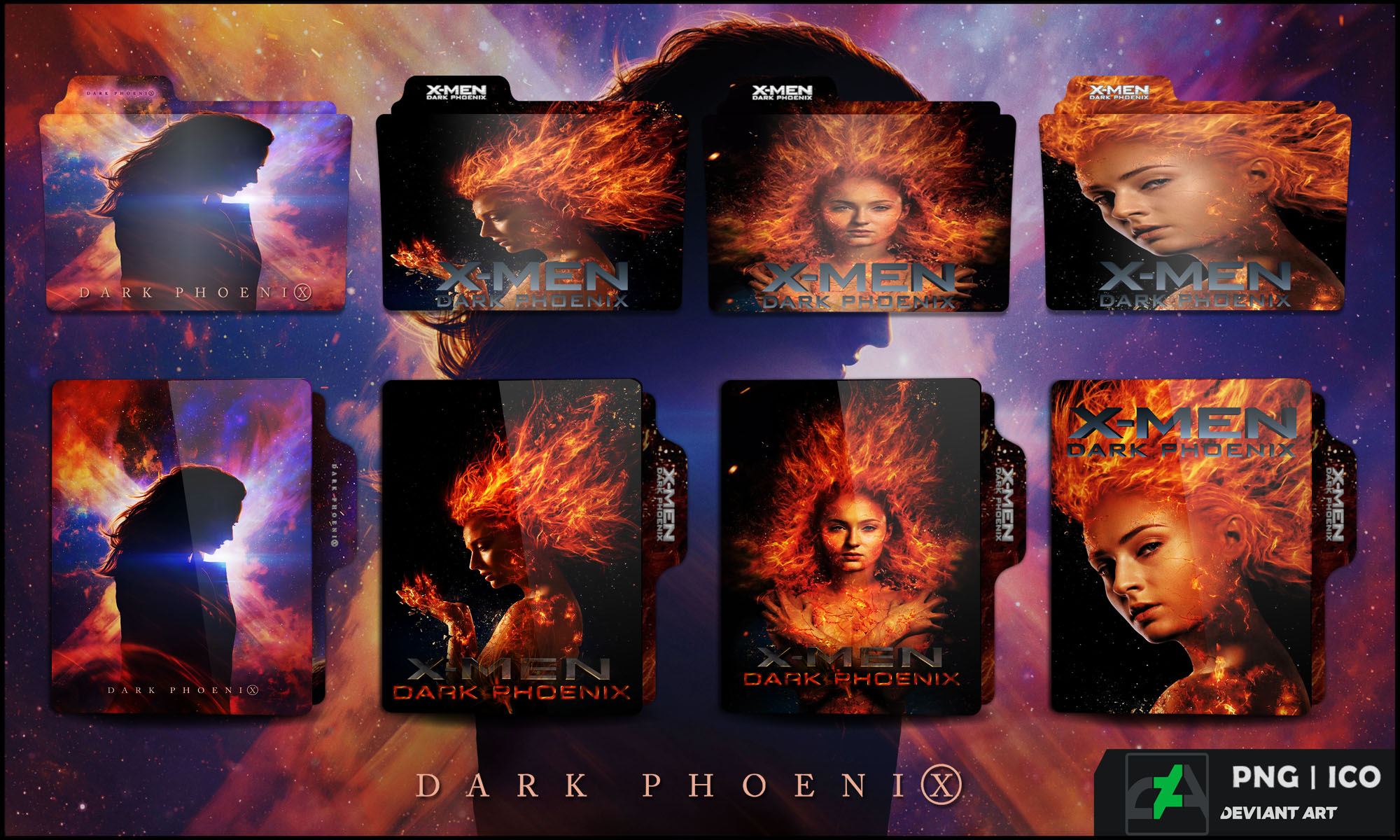 XMen Dark Phoenix (2019) Folder Icon by OMiDH3RO on DeviantArt