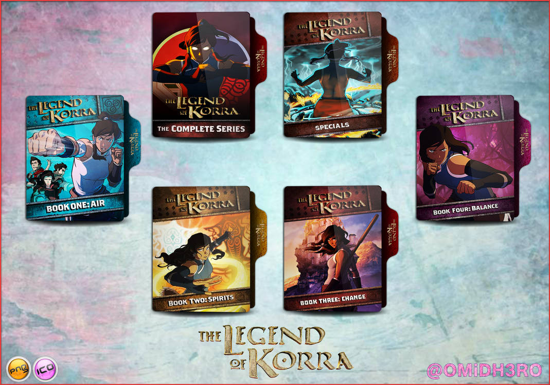 Avatar - The Legend of Korra Folder Icon Pack by OMiDH3RO on DeviantArt