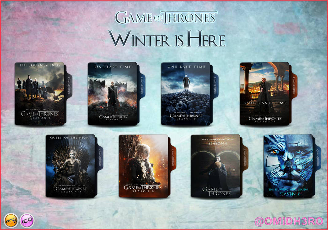 Game of Thrones Seasons 1-8 Folder Icons by NicholasMacAldonich on  DeviantArt