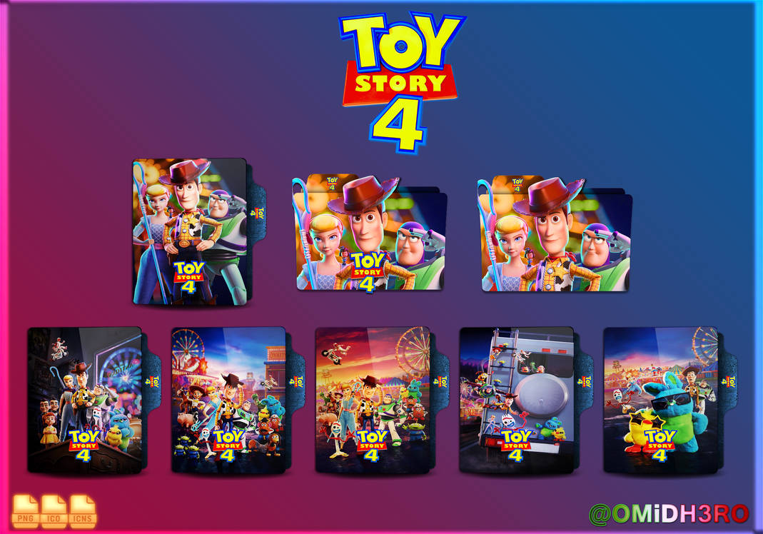 Toy Story 4 Folder Icon by OMiDH3RO on DeviantArt