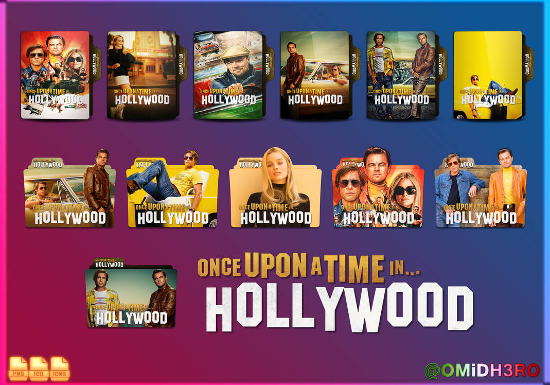 Once Upon A Time In Hollywood Folder Icon By Omidh3ro On Deviantart