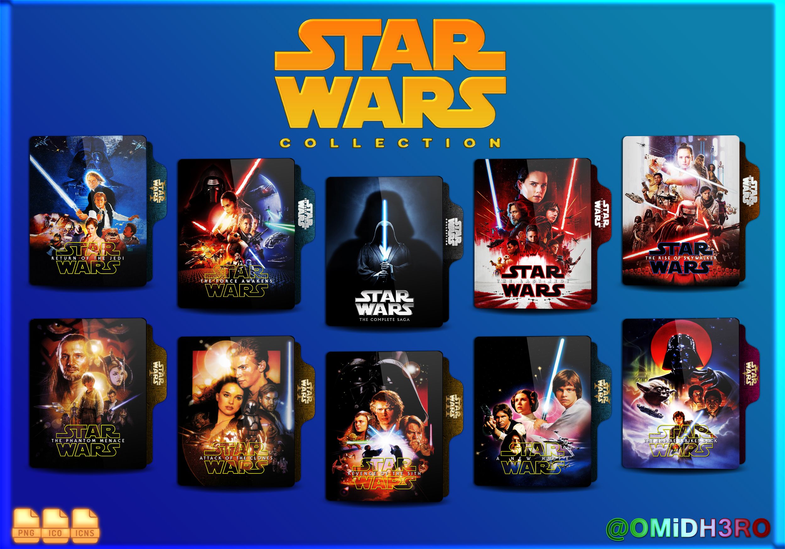 Star Wars - Collection Folder Icon by OMiDH3RO on DeviantArt
