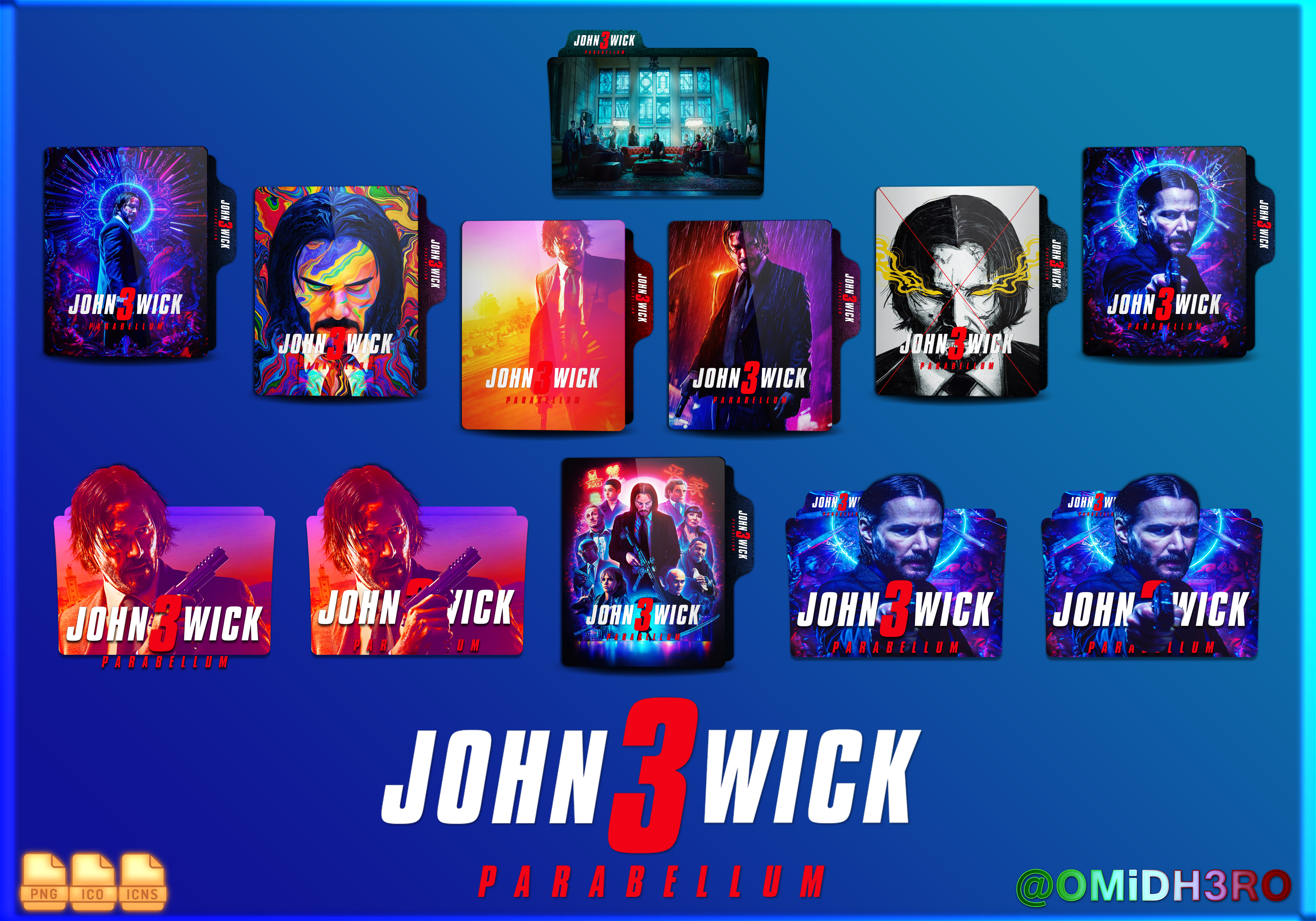 John Wick 3 Folder Icon V1 by OMiDH3RO on DeviantArt