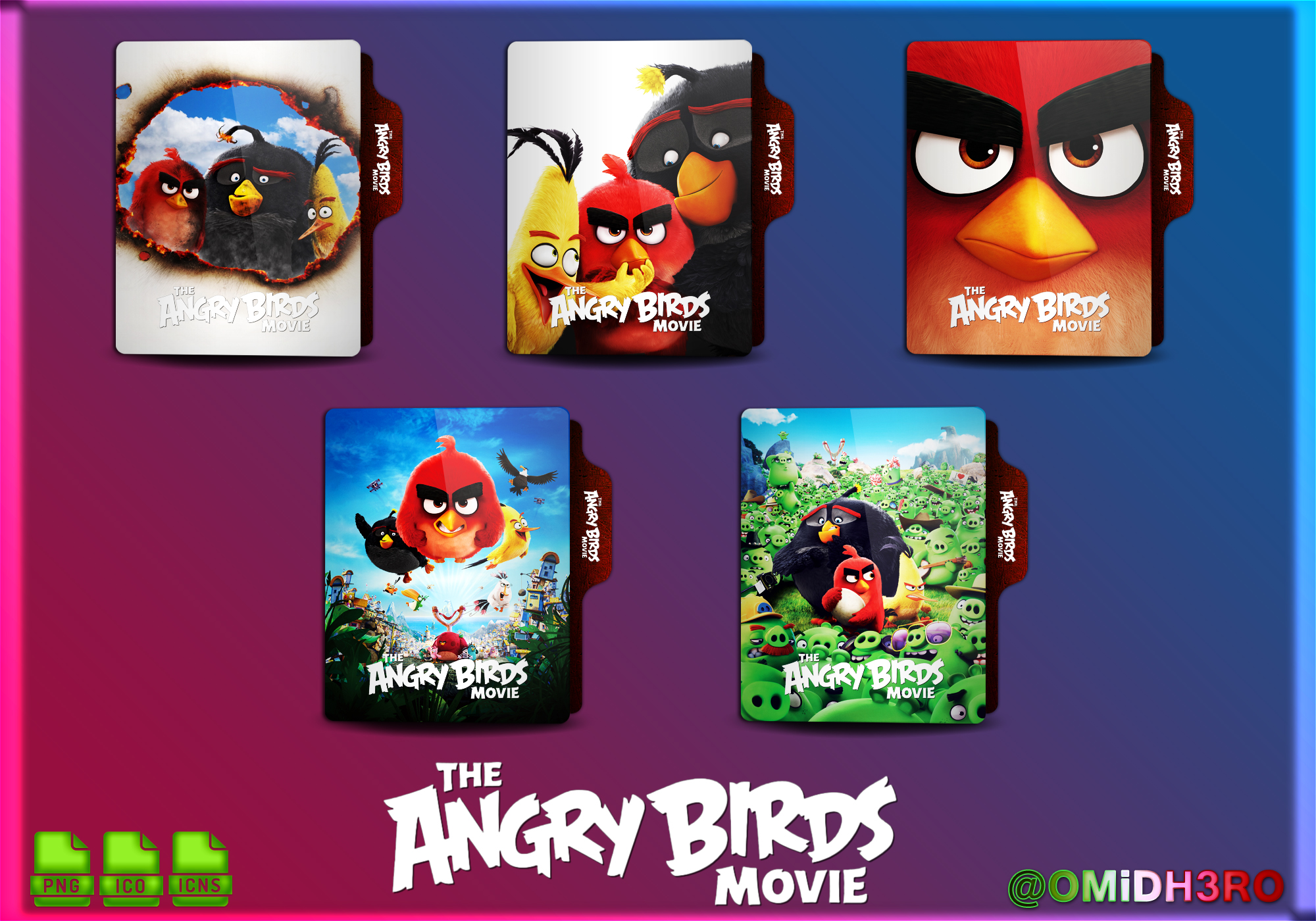 The Angry Birds Movie Folder Icon by OMiDH3RO on DeviantArt