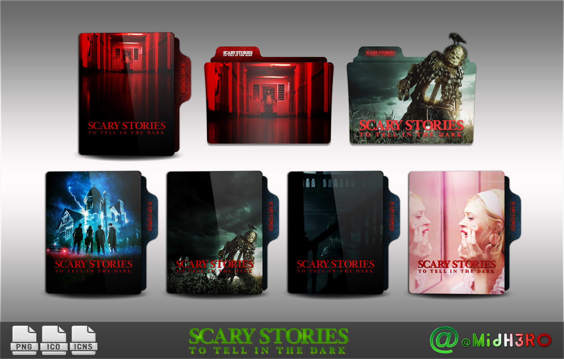 Scary Stories To Tell In The Dark Folder Icon By Omidh3ro On