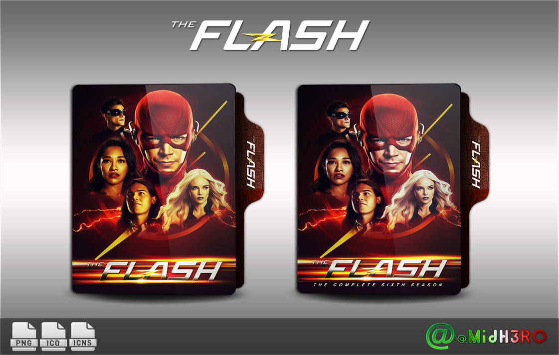 The Flash Season 06 Folder Icon by OMiDH3RO on DeviantArt