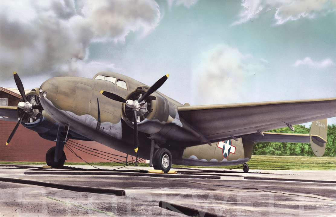 Lockheedlodestar at USAAF Museum by AaronStockwellart on DeviantArt