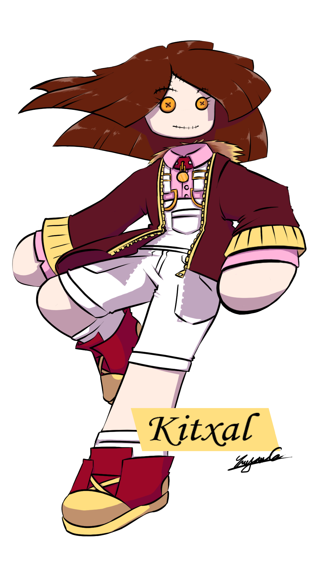 Kit Persona Commission by WarriorZeroX on DeviantArt