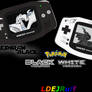 Reshiram Black and Zekrom White GBA skins for VBA