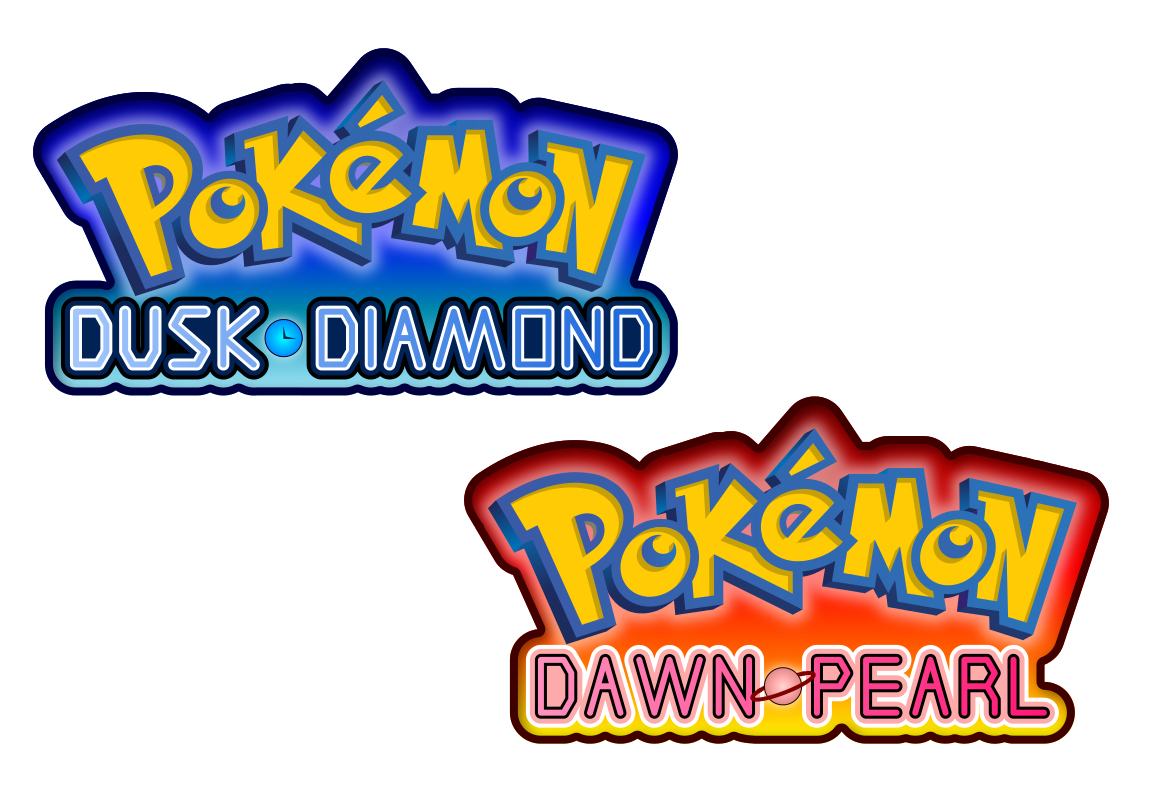 Pokemon Fanmade Gen Iv Remake Logos En By Decatilde On Deviantart