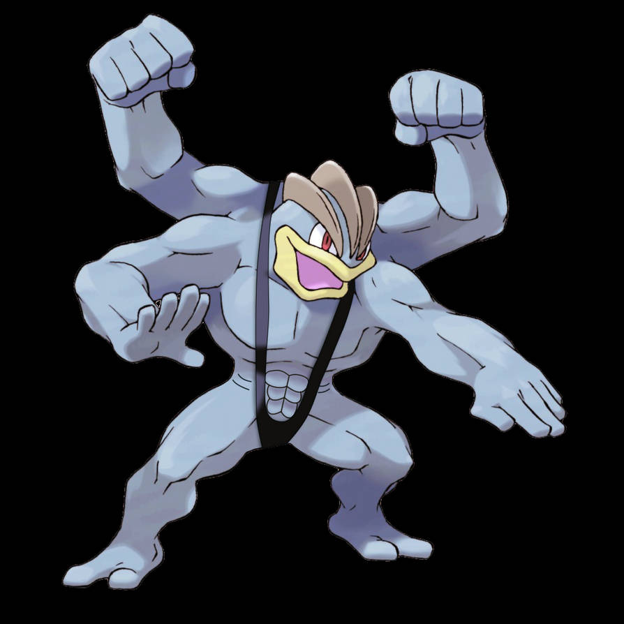 Mankini Machamp (Sugimori-style) by DecaTilde on DeviantArt