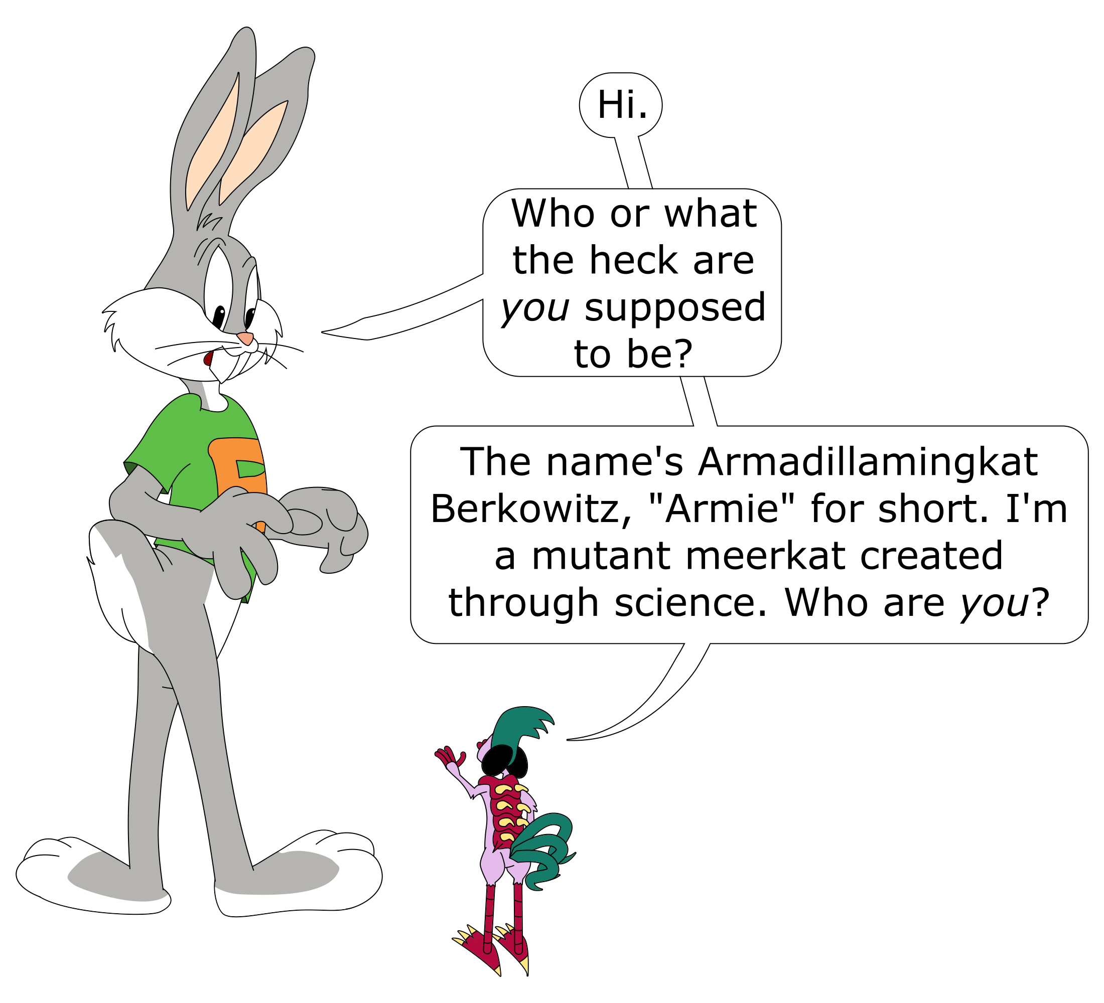 Bugs meets Armie