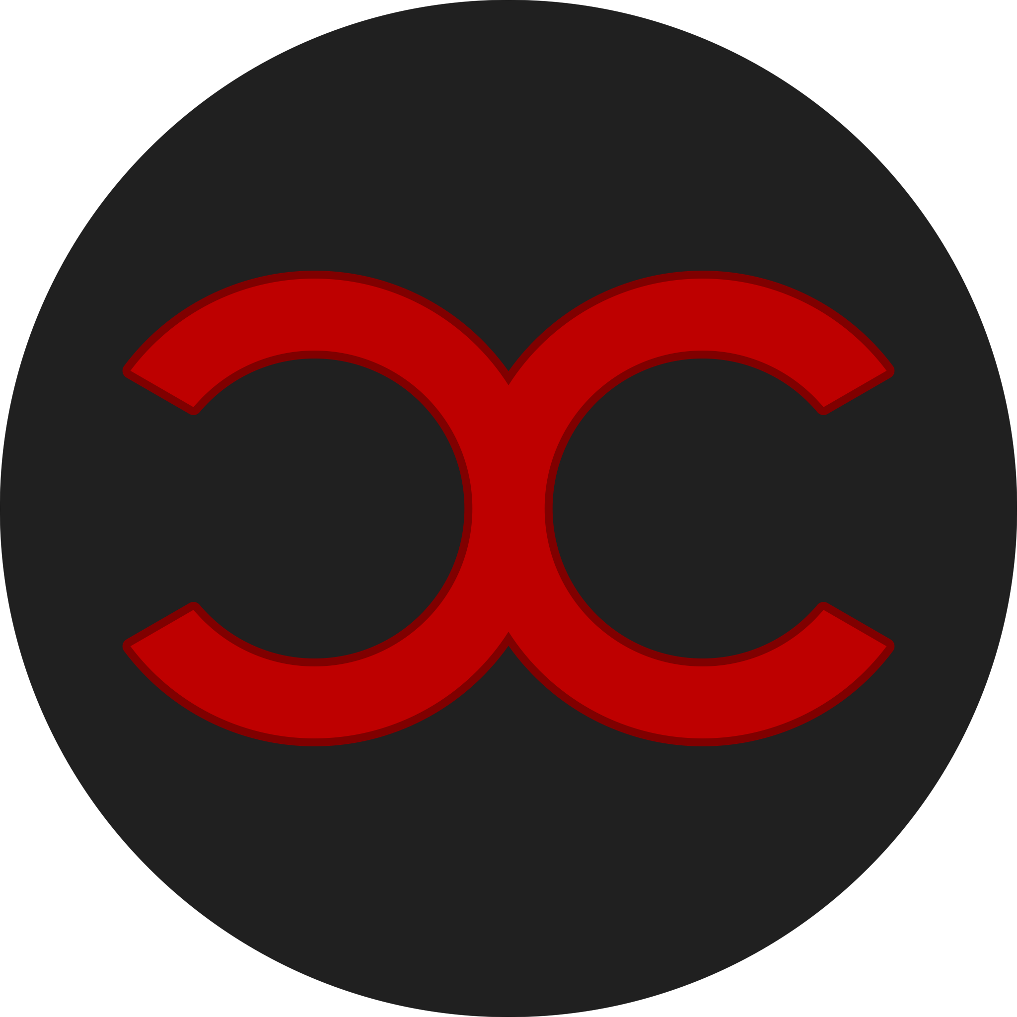 Crimcinge logo (Vision Pro icon)