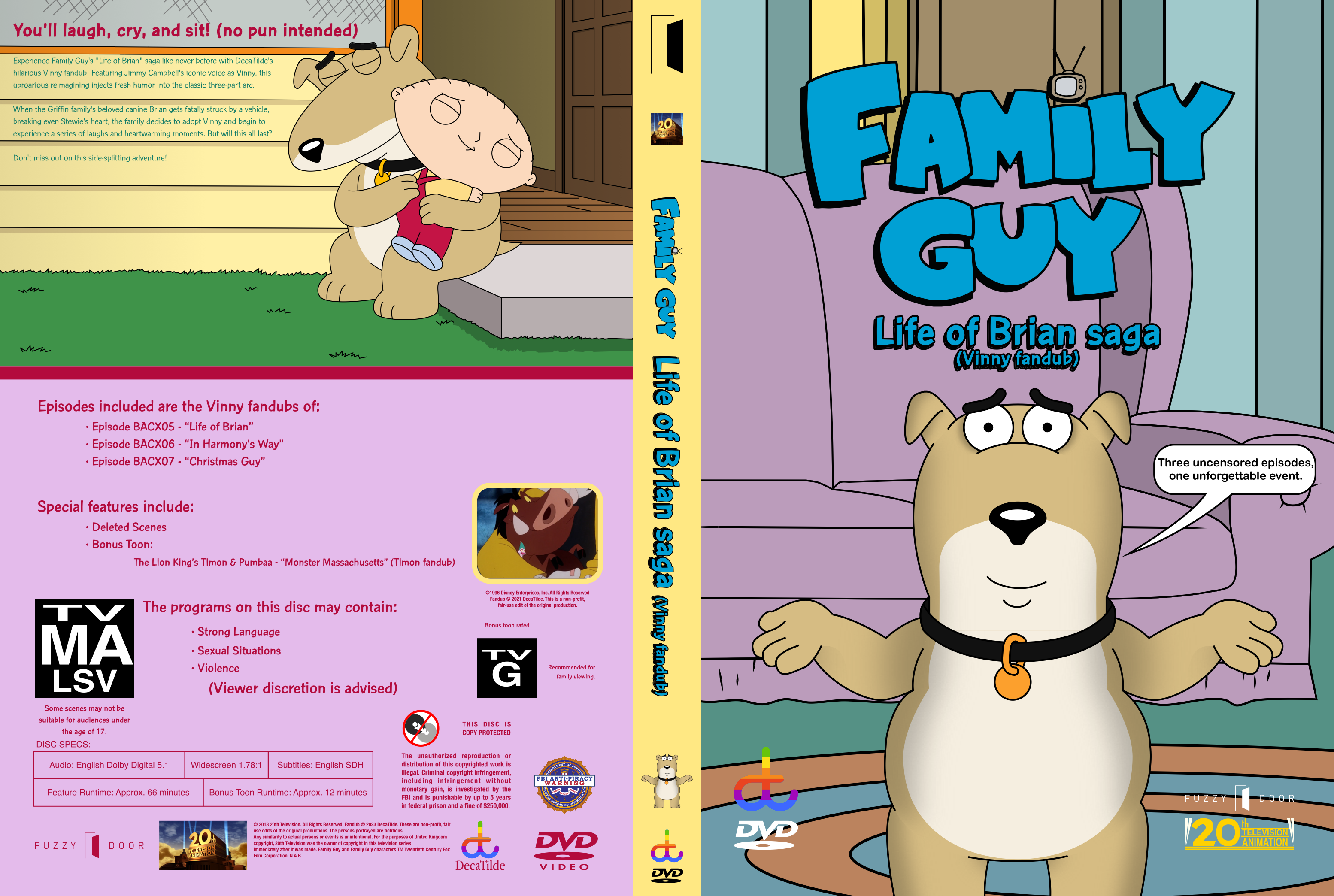 FG LoB saga (Vinny fandub) DVD box art by DecaTilde on DeviantArt