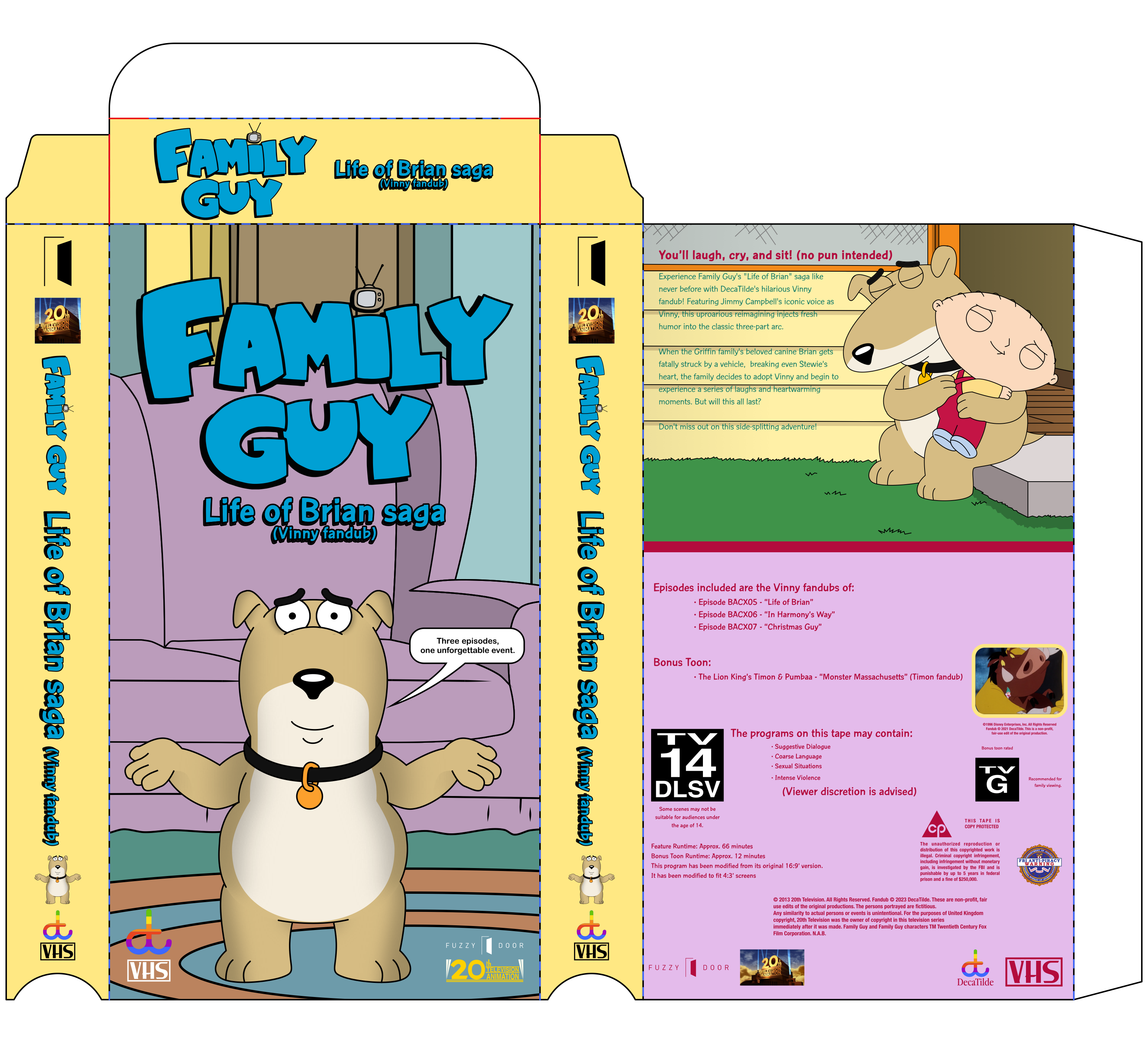 FG LoB saga (Vinny fandub) VHS box art