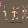 Delly the Toucanian Delebbit (model sheet)