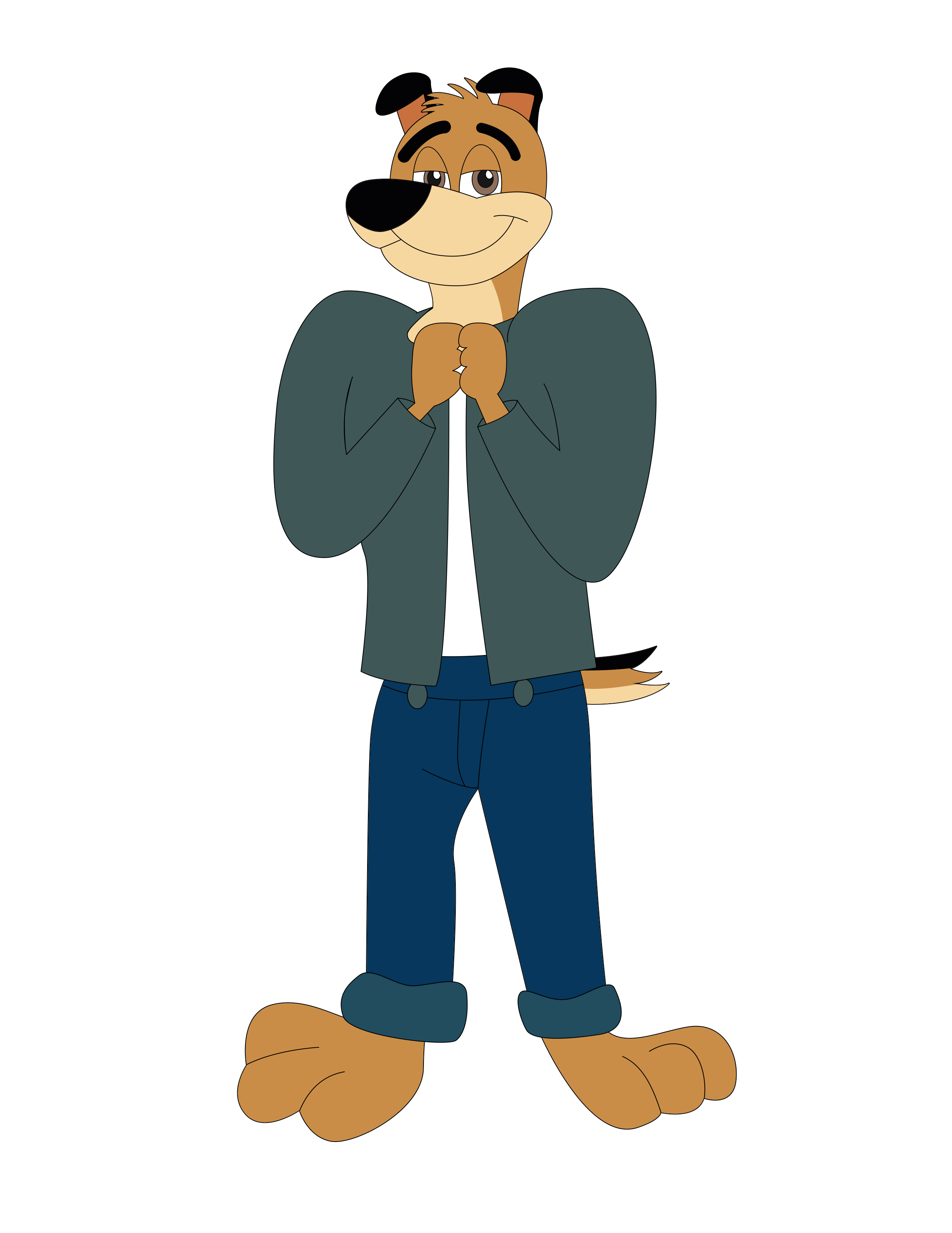 Dewy sporting a new jacket