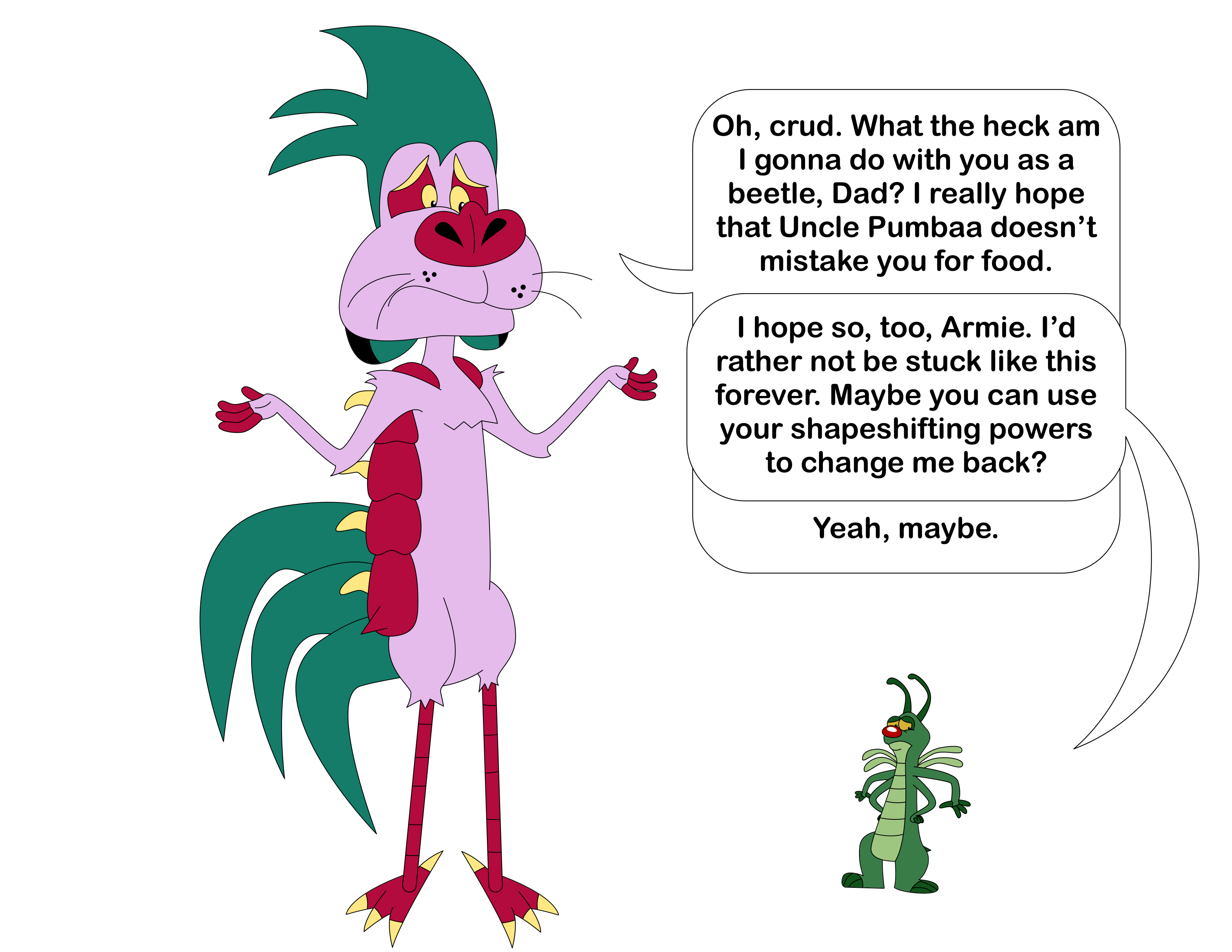Having a beetle for a dad