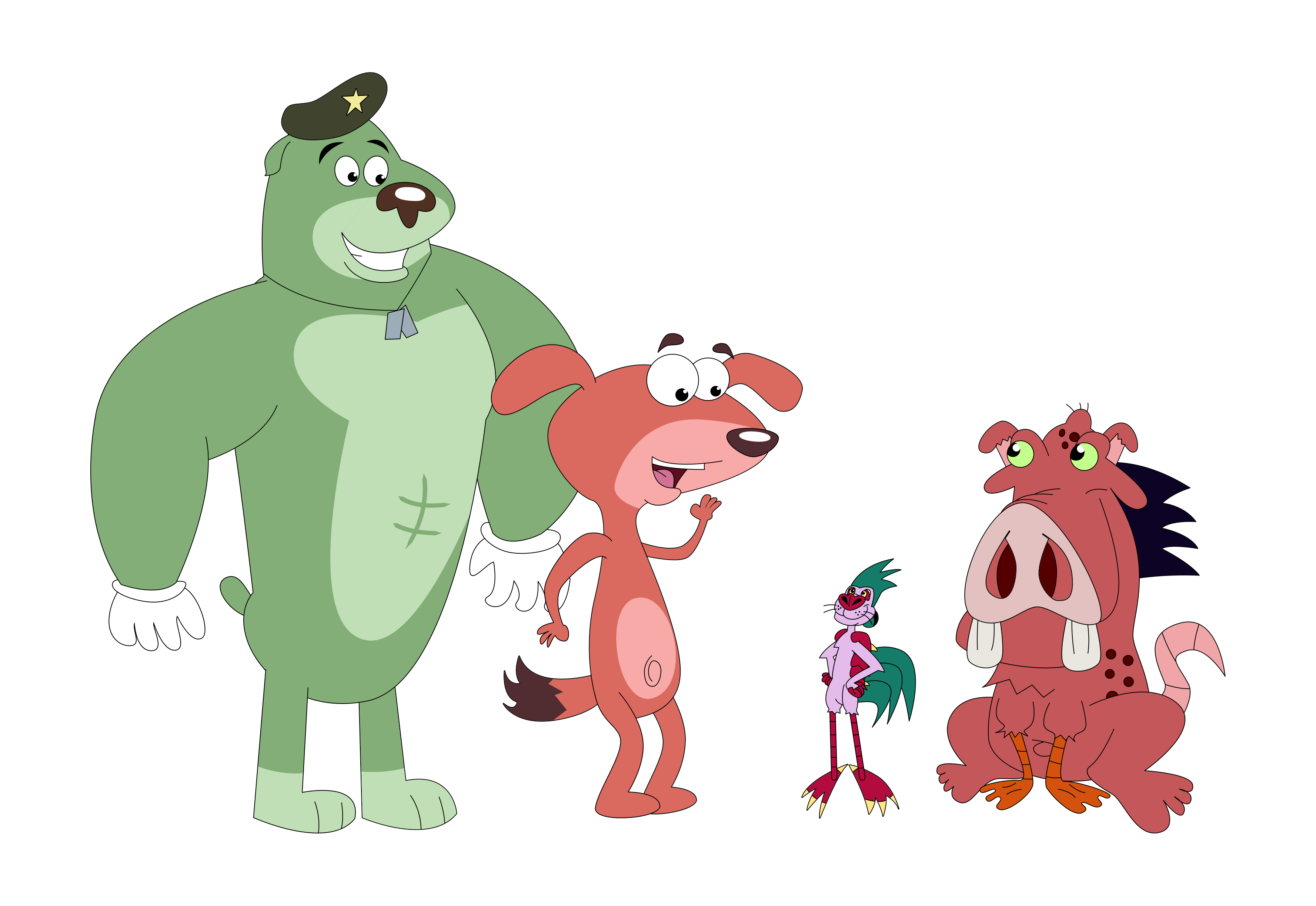 Doggy Don and Colonel meet Armie and Rat