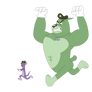 Colonel chasing Larry