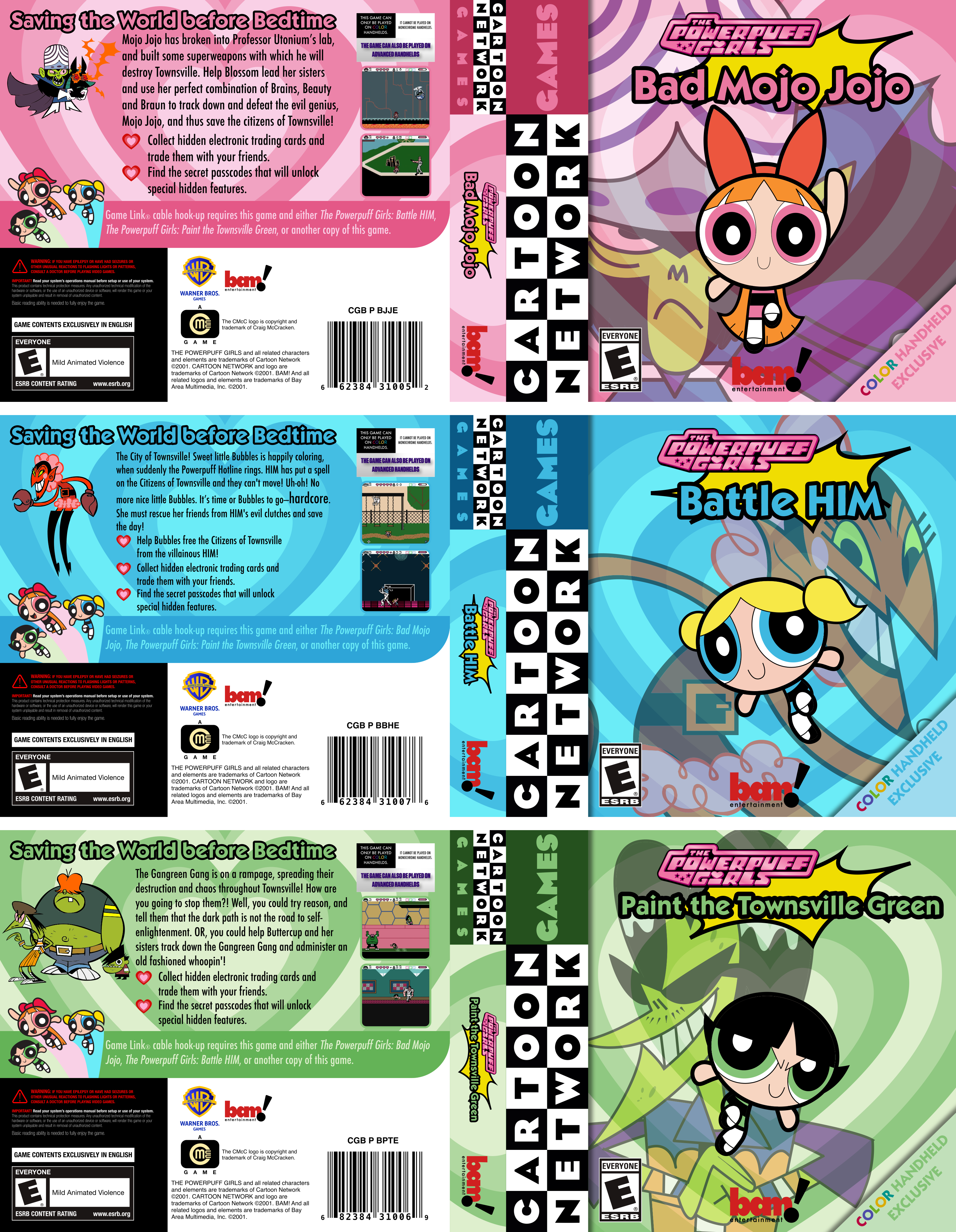 PPG CBG Trilogy case inserts (DTver)