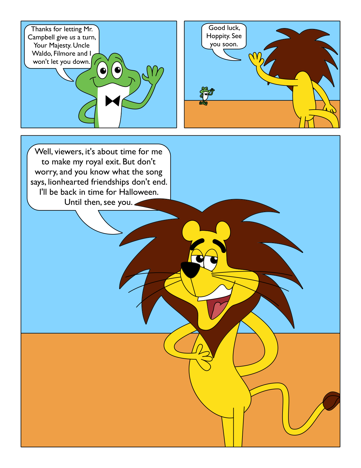 Linus passes the torch to Hoppity Hooper