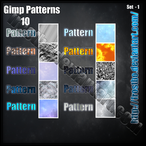 Pattern GIMP set 1