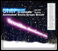 Animated Snow Brush for GIMP