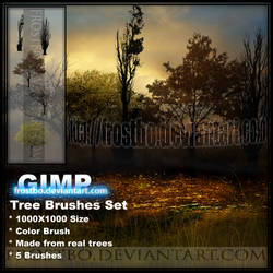 Tree Brush Color SET 1 GIMP