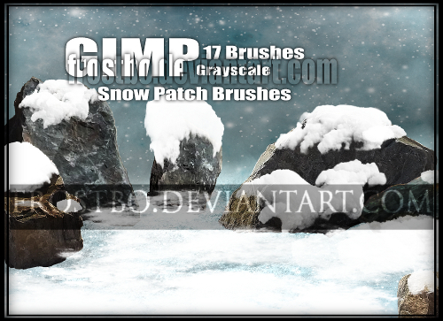 Snow Patch Brushes GIMP