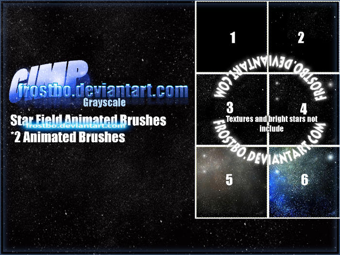 StarField Brush for GIMP by FrostBo on DeviantArt