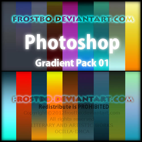 Photoshop Gradient Pack 1 by FrostBo on DeviantArt