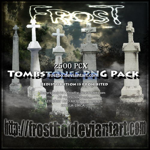 Tombstones PNG Pack