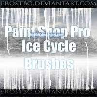 Paint Shop Pro Ice Cycle Brushes