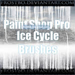 Paint Shop Pro Ice Cycle Brushes by FrostBo