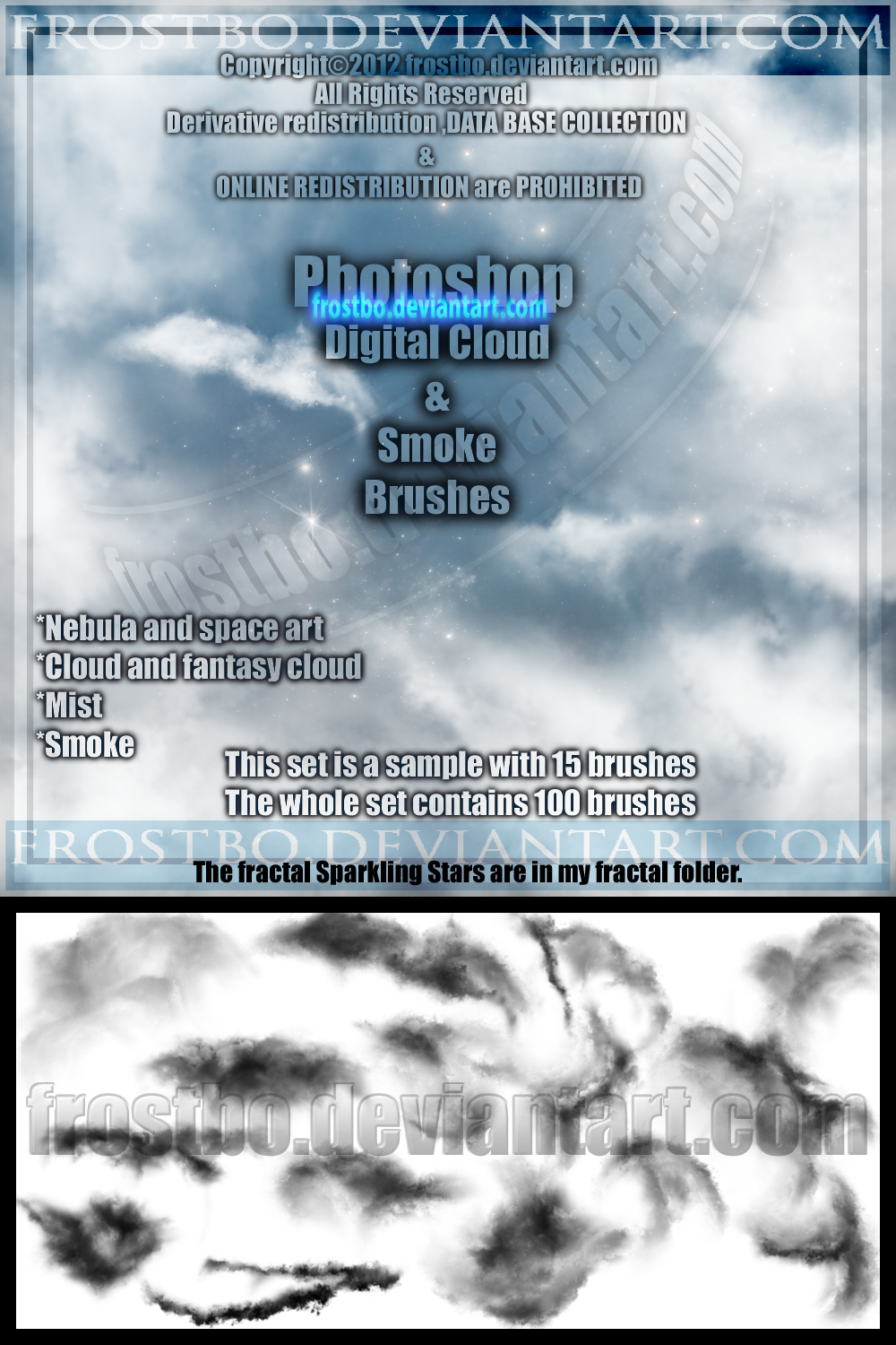 Photoshop Fantasy ,Nebula and Smoke effect Brushes