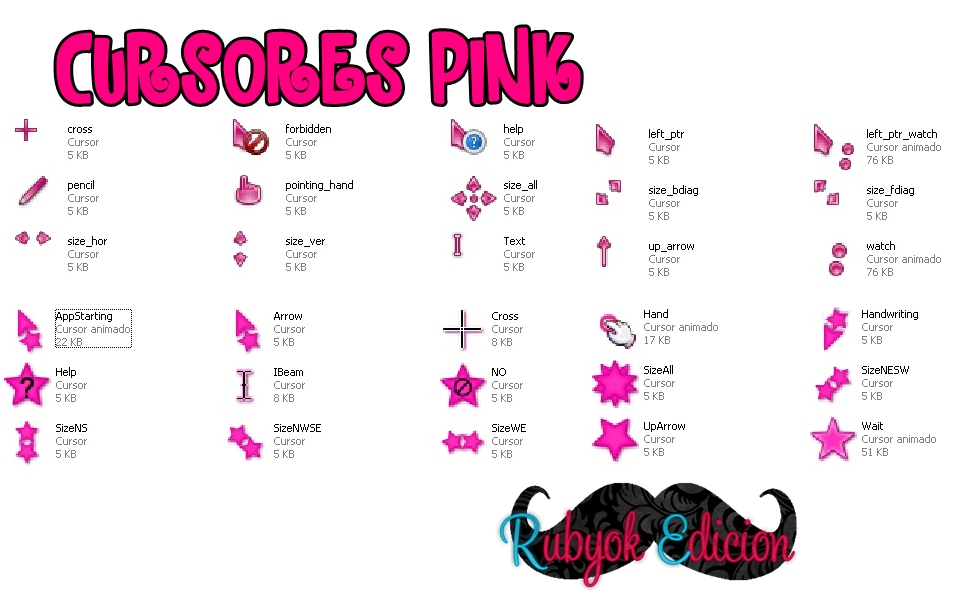 CURSORES PINK