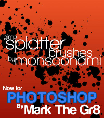 Photoshop Splatter Brushes by MarkTheGr8 on DeviantArt