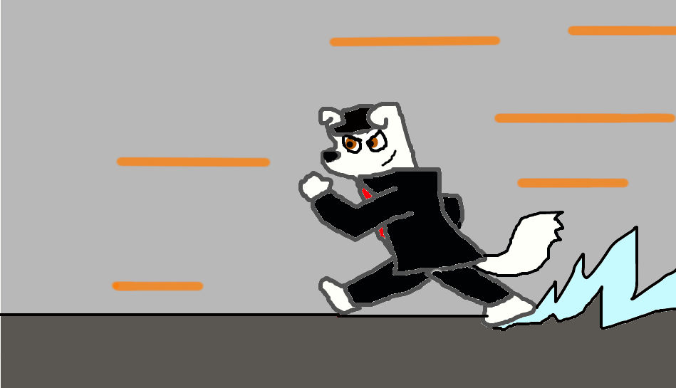 Snowball running by BluMasterBlade on DeviantArt