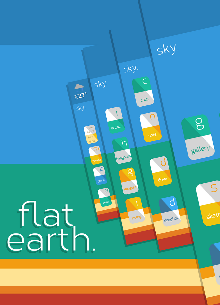 Flat Earth by TraktoR6666 on DeviantArt