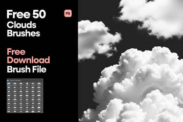 Free Clouds Brushes Photoshop