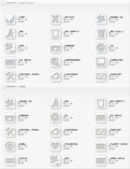 Serenity Icon Pack set2